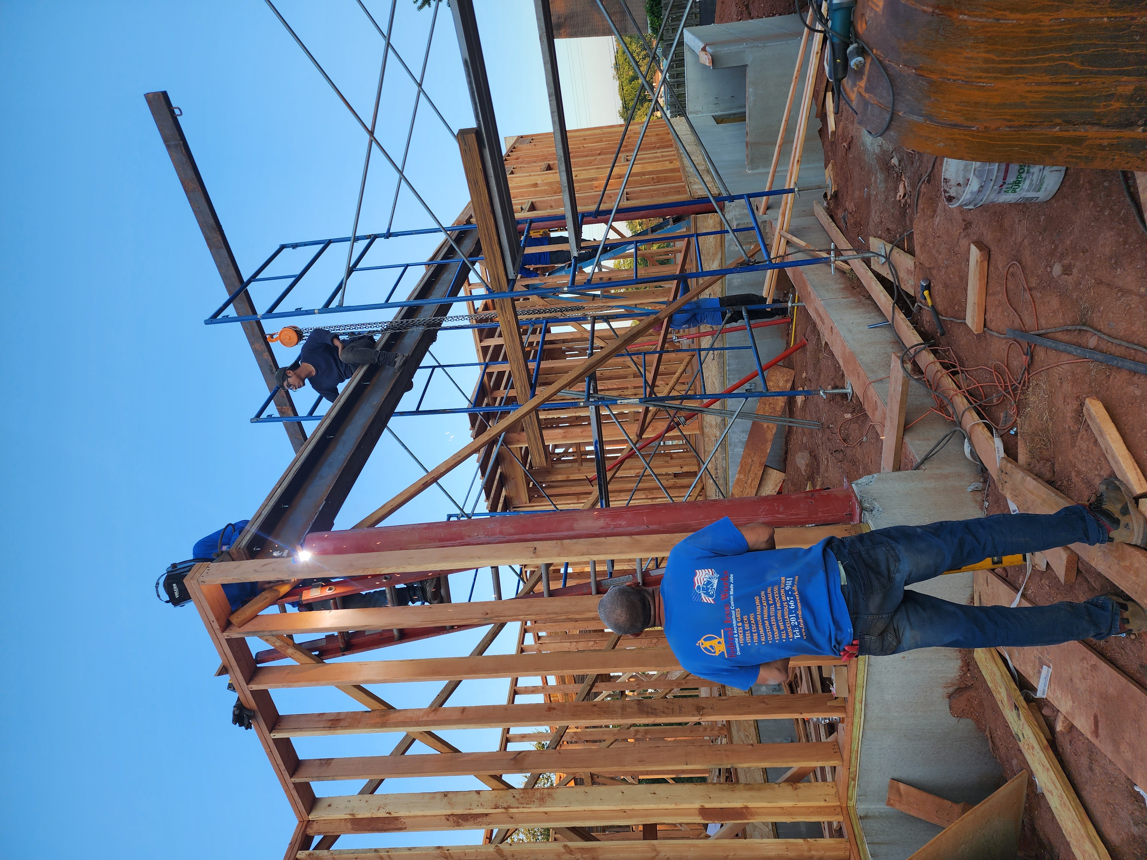 Structural Steel Beam Installation